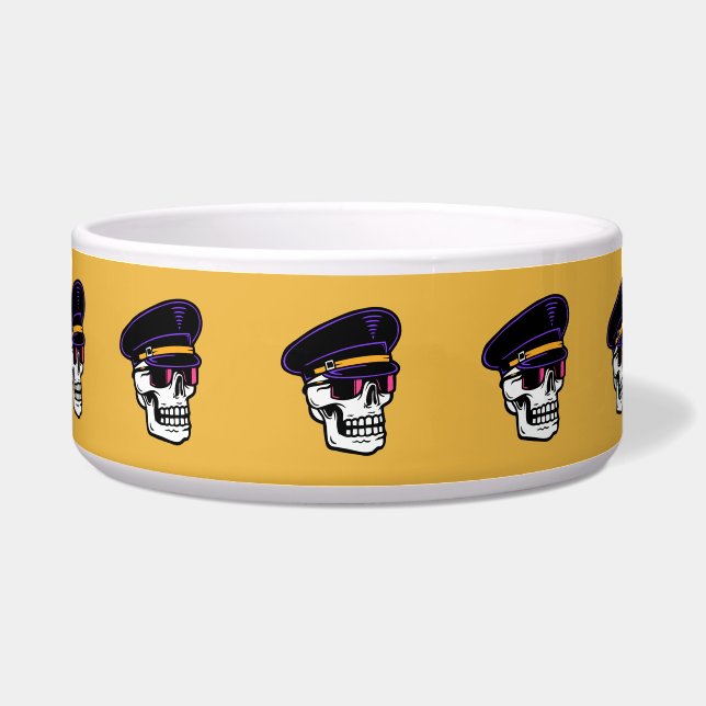 Tigela Caveira do Piloto legal (Frente)