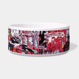 Tigela Ceramic Pet Bowl – Fragmented Pulse