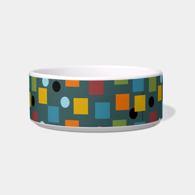 Tigela Ceramic Pet Bowl - Mid-Century Modern 1.3 Seamless (Frente)