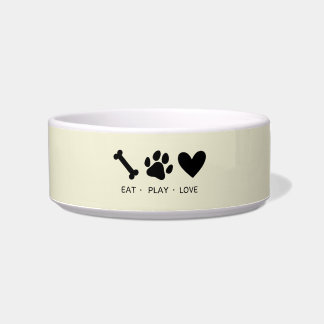 Tigela Cerâmica Personalizada para Comida e Água d