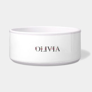 Tigela Chamo-me Olivia. Chamo-me Olivia.