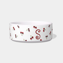Tigela Cherries Cerâmica Pet Bowl