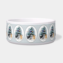 Tigela Chihuahua Christmas Dog Bowl