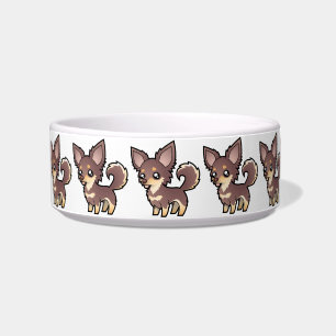 Tigela Chihuahua dos desenhos animados (casaco longo)