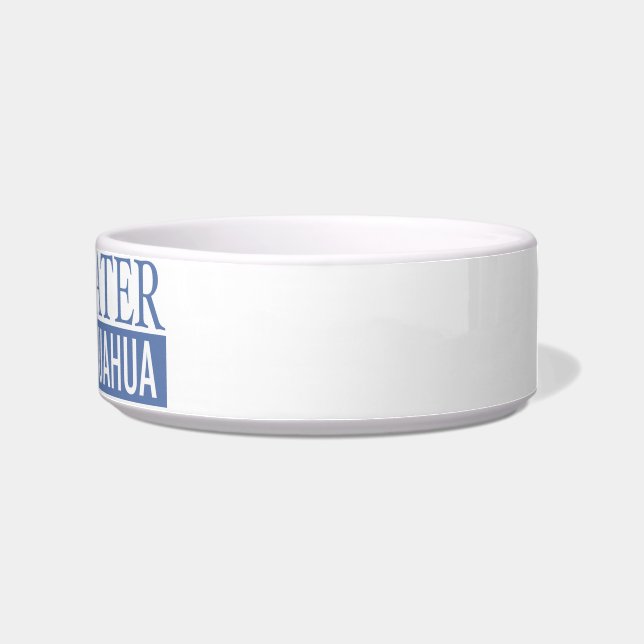 Tigela chihuahua estragada (Direita)