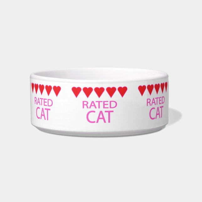 Tigela Cinco Boliches de Gato Cardíaco (Frente)