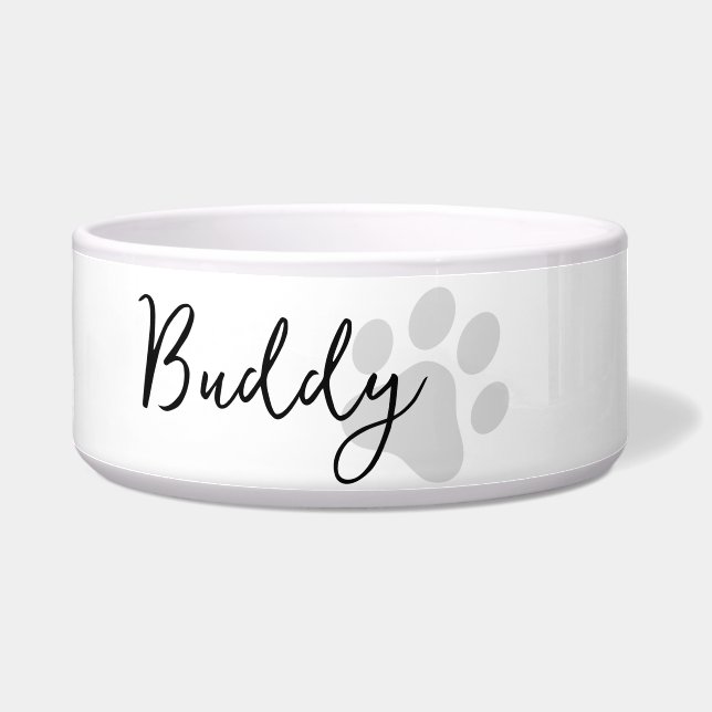 Tigela Cinzas personalizadas de impressão simples e simpl (Esquerda)