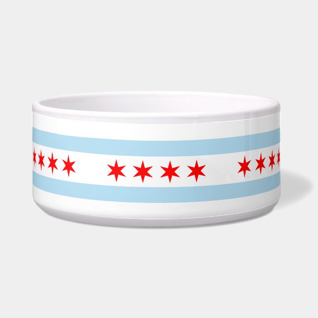 Tigela City Flag de Chicago (Illinois) (Frente)