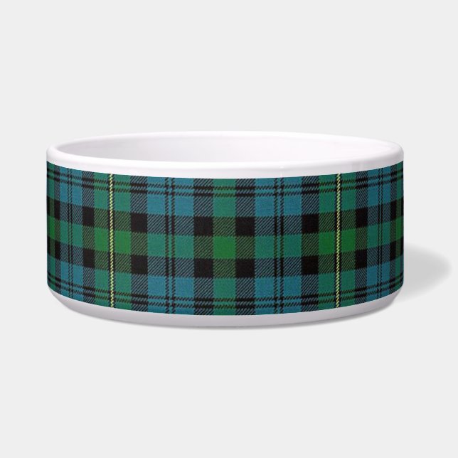 Tigela Clan Campbell do Loudoun Scottish Tartan (Frente)