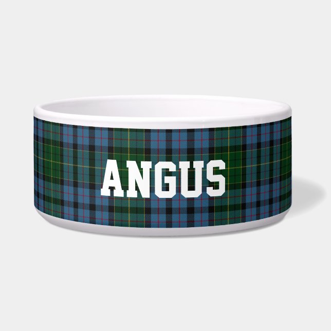 Tigela Clan Forsyth Custom Tartan Xadrez Bowl (Frente)