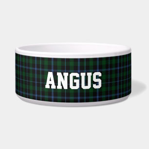 Tigela Clan Murray Custom Tartan Xadrez Pet Bowl