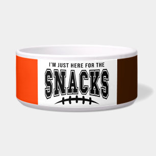 Tigela Cleveland Browns Futebol Aqui Para O Pet Snacks