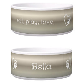Tigela com Nome de Cachorro Personalizado Gradient