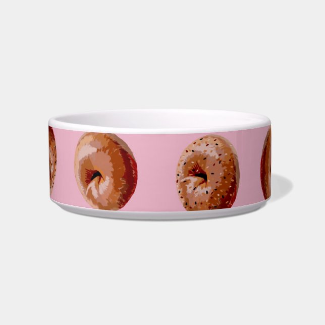 Tigela com Padrão de Bagel (Frente)