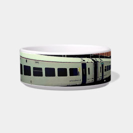 Tigela Comboio branco e azul