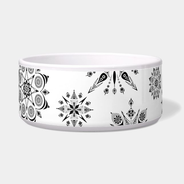 Tigela comedero para perro con mandalas (Esquerda)