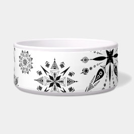 Tigela comedero para perro con mandalas