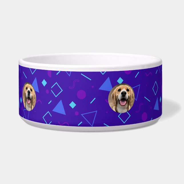 Tigela Comida de Cachorro Moderno Mãe Personalizada Monog (Direita)