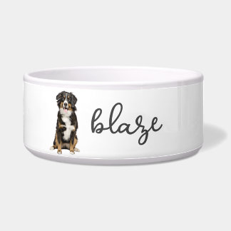Tigela Comida Personalizada de Cachorro de Montanha Berne
