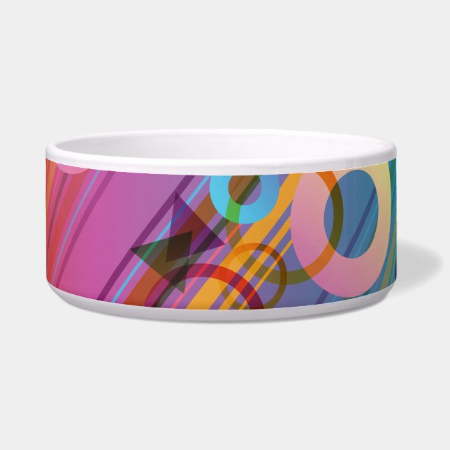 Tigela Composição abstrato (Frente)