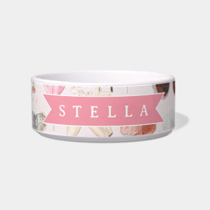 Tigela Coquete Personalizado Rosa Vintage Feminino