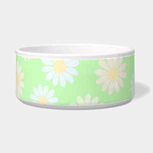 Tigela Cor-de-água doce colorida Daisy Pattern Green