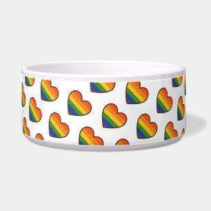 Tigela Coração do Orgulho LGBTQ+ Kawaii