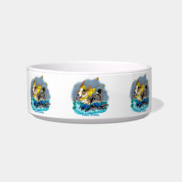 Tigela Corgi pela costa