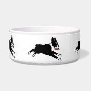Tigela Correndo Boston Terriers Dog Bowl