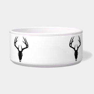 Tigela Crânio da caça dos cervos com Antlers