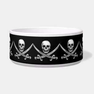Tigela Crânio e espada pirata (TLAPD)