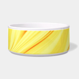 Tigela Creme de manga, com derrame curvo de vermelho ou c