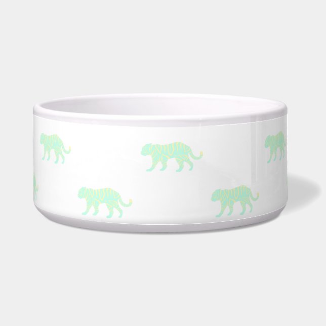 Tigela Cremíssil e pinheiro de Tigre (Frente)