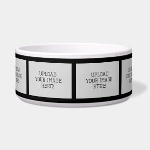 Tigela Criar-Seu-Própria bacia da água dos alimentos pa