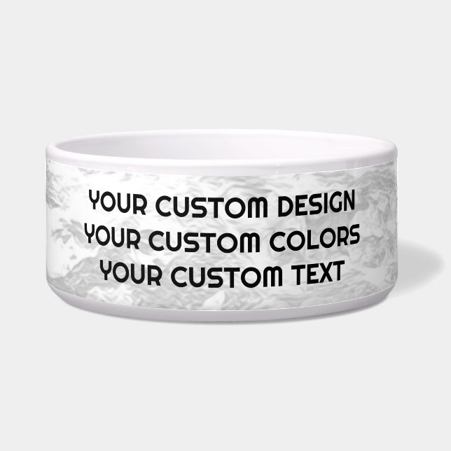 Tigela Crie seu personalizado personalizado (Frente)