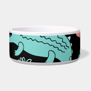 Tigela Crocodilos de animação, um padrão perfeito.