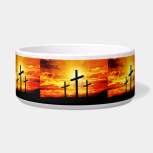 Tigela Cruzes, Pintura de Silhuetas Sunset
