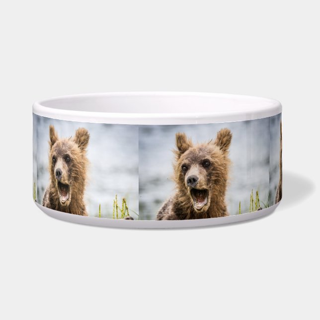 Tigela Cubos Grizzly Procurando Sua Mãe (Frente)