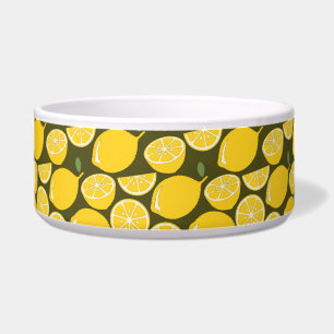 Tigela Curta Diversão Moderna de Lemon Yellow