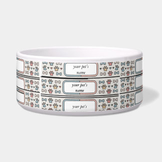Tigela Custom Hygge Pet Bowl Personalized Dog or Cat Food