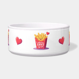 Tigela Cute Dia dos Namorados Batata Frita Trocadilho
