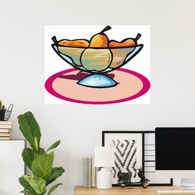 Tigela da Poster da Fruta (Criador carregado)