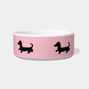 Tigela Dachshund Pet Comida Bowl Wiener Dog Doxie Dish