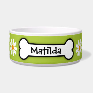 Tigela "Daisy" Personalizado Boliche de Cachorro