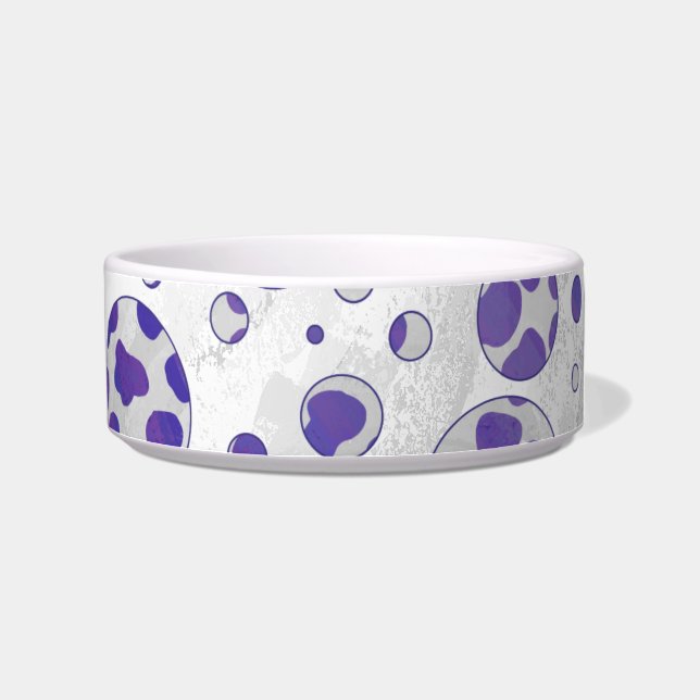 Tigela Dalmaciana Purple e Bolinhas Branca (Direita)