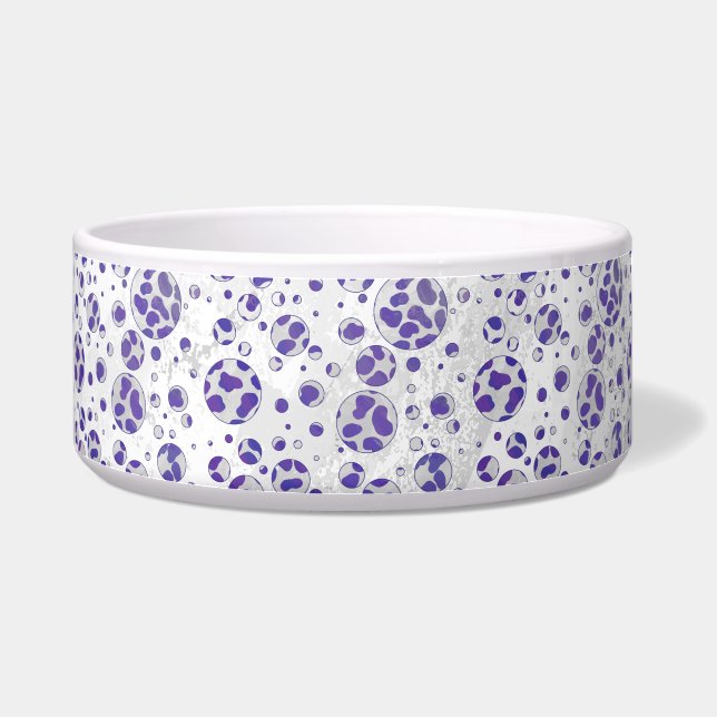 Tigela Dalmaciana Purple e Bolinhas Branca (Direita)