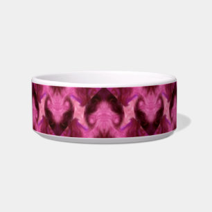 Tigela Damasco de Coração Rosa