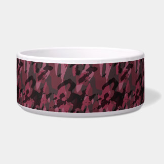 Tigela Dark Mauve Camo abstract