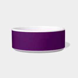 Tigela de animal de estimação com fundo roxo