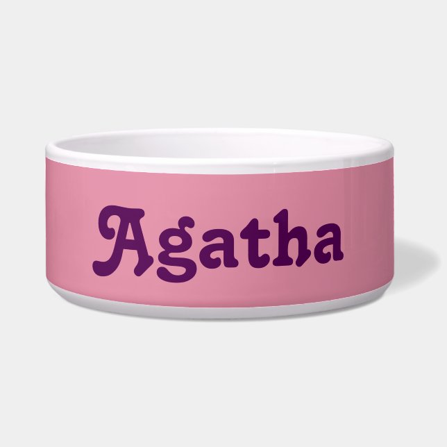Tigela de Cachorro Agatha (Frente)